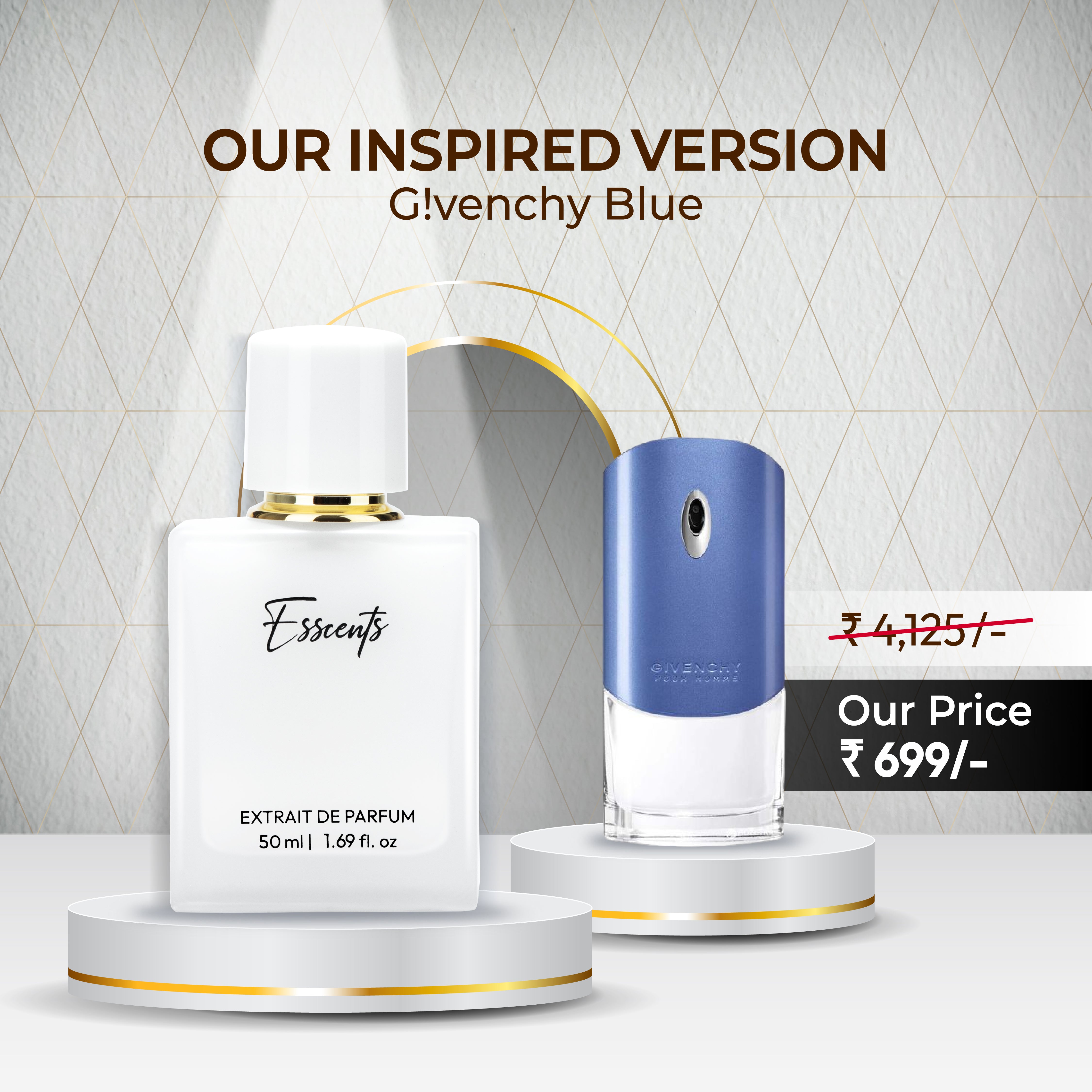 Givenchy perfume blue bottle on sale