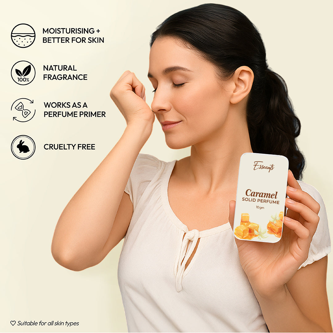 Pack of 2 Solid Perfume - Petal & Caramel