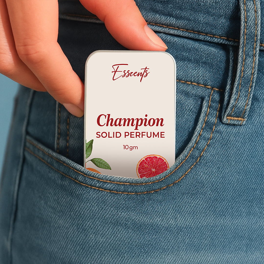 Esscents - Pack of 5 Solid Perfume | Travel & Pocket Friendly