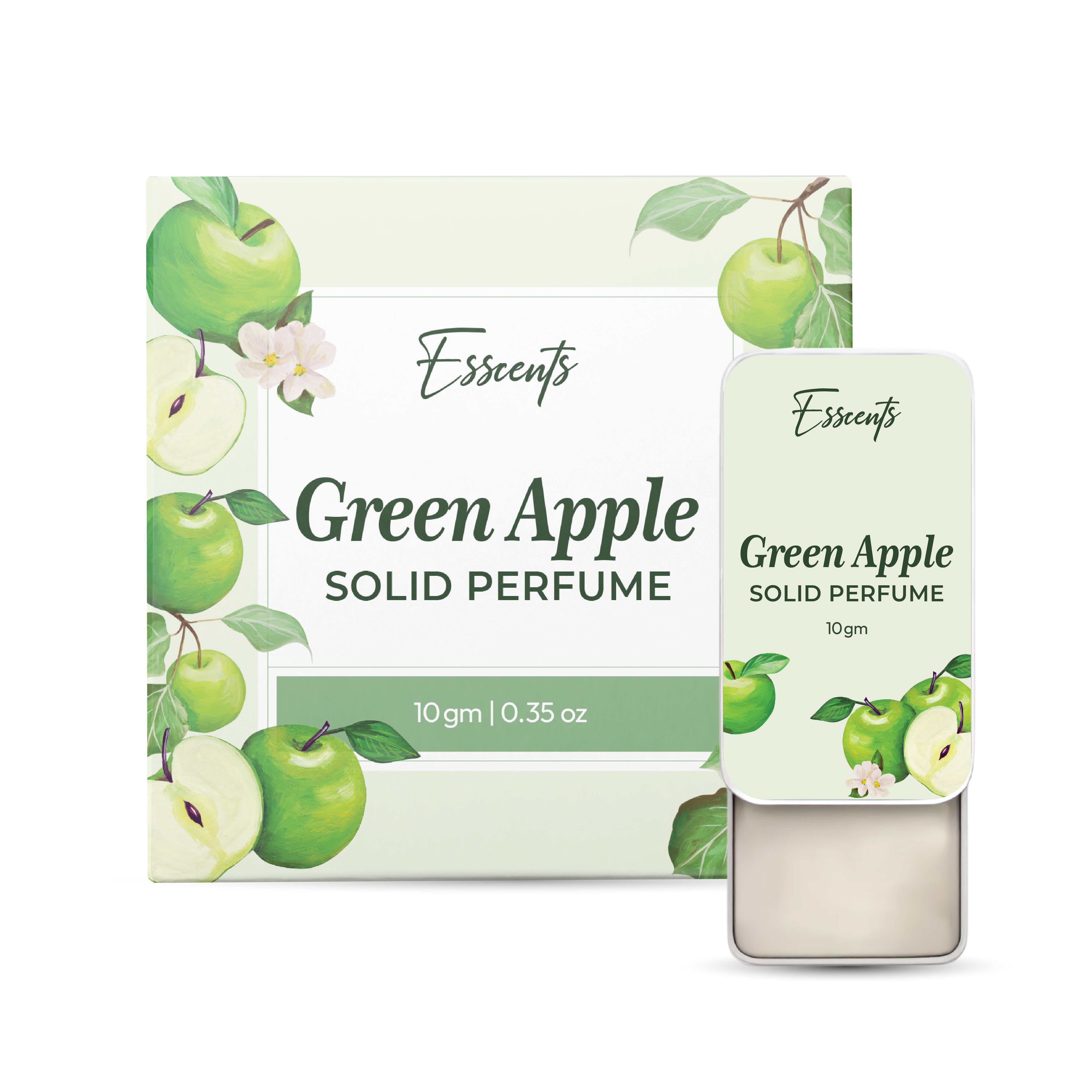 Green Apple Solid Perfume - (10g)