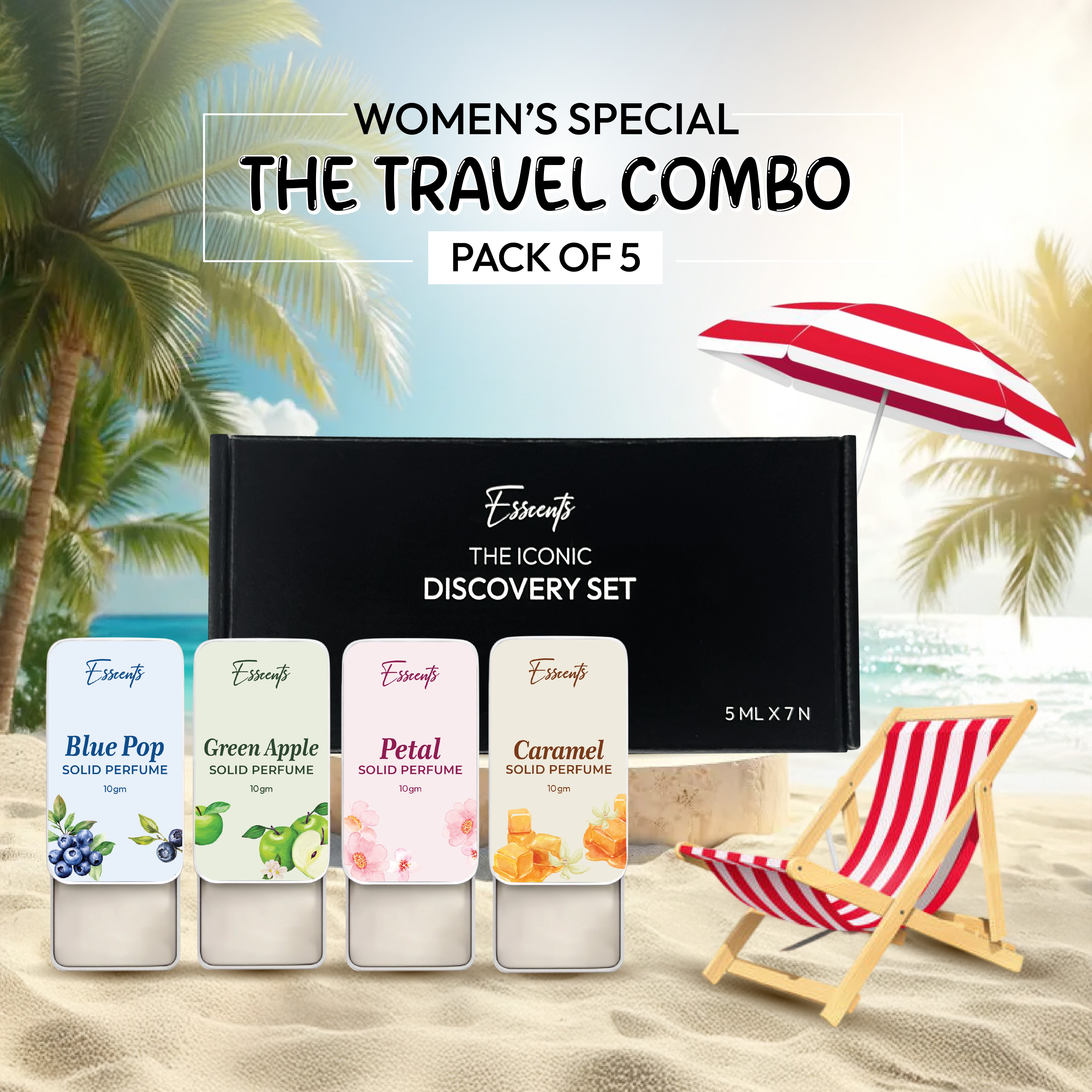 The Travel Combo (Pack of 5)
